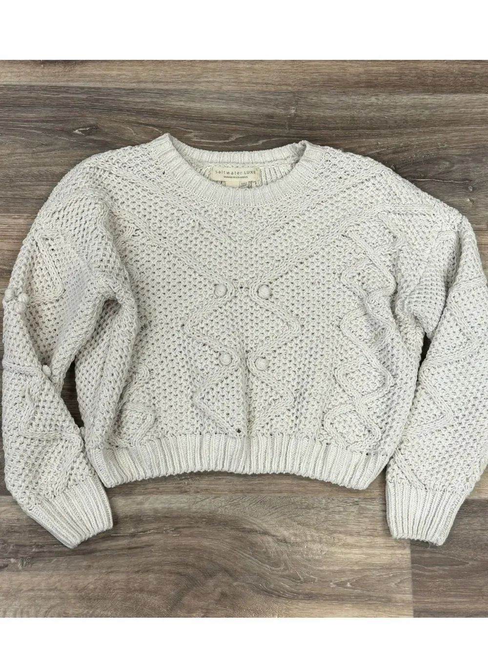 Saltwater Luxe Knit Pullover Sweater Women’s Small